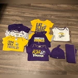 Minnesota Vikings Baby Set